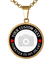 Forever In My Heart - Photo Memorial Necklace