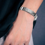 To My Son - Be Brave - Premium Stainless Steel Bracelet