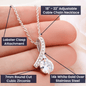 To My Bonus Daughter - Alluring Beauty Necklace