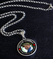 Forever In My Heart - Photo Memorial Necklace