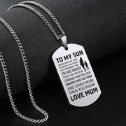 From Mom to Son - Premium Stainless Steel Necklaces