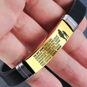 Gold From Mom to Son - Steel & Silicone Bracelets