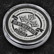 To My Soulmate - Be Blessed - Stainless Steel EDC Keepsake Coin