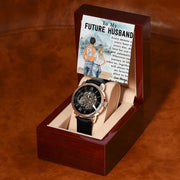 To My Future Husband - Openwork Watch with Personalized Message Card