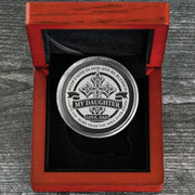From Dad to Daughter - Be Blessed - Stainless Steel EDC Keepsake Coin
