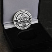 From Mom to Daughter - Be Blessed - Stainless Steel EDC Keepsake Coin
