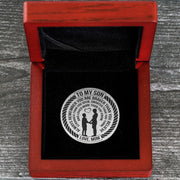 From Mom to Son - Stainless Steel EDC Keepsake Coin