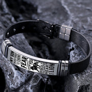 To My Son - Heart of a Lion - Premium Stainless Steel Bracelet
