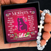 A Mother's Prayer For My Daughter - Keepsake Card with Stone Cross Bracelet