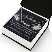 To My Soulmate - Custom Name Necklace with Keepsake Message Card