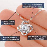 From Dad to Daughter - Eternal Love Knot Necklace