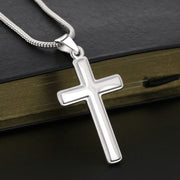A Mother's Prayer For My Son - Keepsake Message Card & Steel Cross Necklace