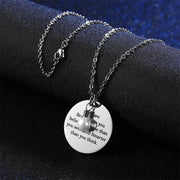 'Braver Than You Believe' Personalized Necklace