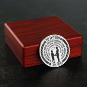 From Mom to Son - Stainless Steel EDC Keepsake Coin