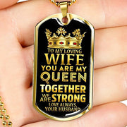 Gold Stainless Perfect Gift from Husband to Wife
