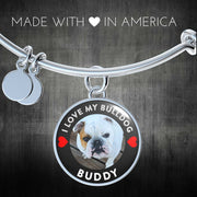  I Love My Bulldog Bangle 🐾❤️