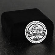 Luxury Black Velvet Gift Box From Mom and Dad to Daughter - Be Blessed - Stainless Steel EDC Keepsake Coin