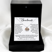 Luxury Gift Box with LED To My Soulmate - Dancing Jewel Crown Necklace