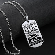 Mama Bear Loves You - Stainless Steel Necklace
