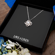 Sterling Silver - Eternal Love Knot Necklace