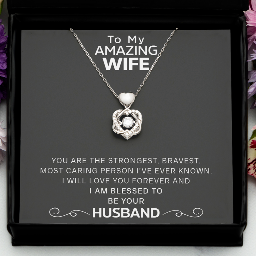 To My Amazing Wife - Infinite Love Necklace