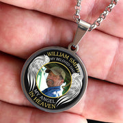  My Angel in Heaven Memorial Photo Necklace