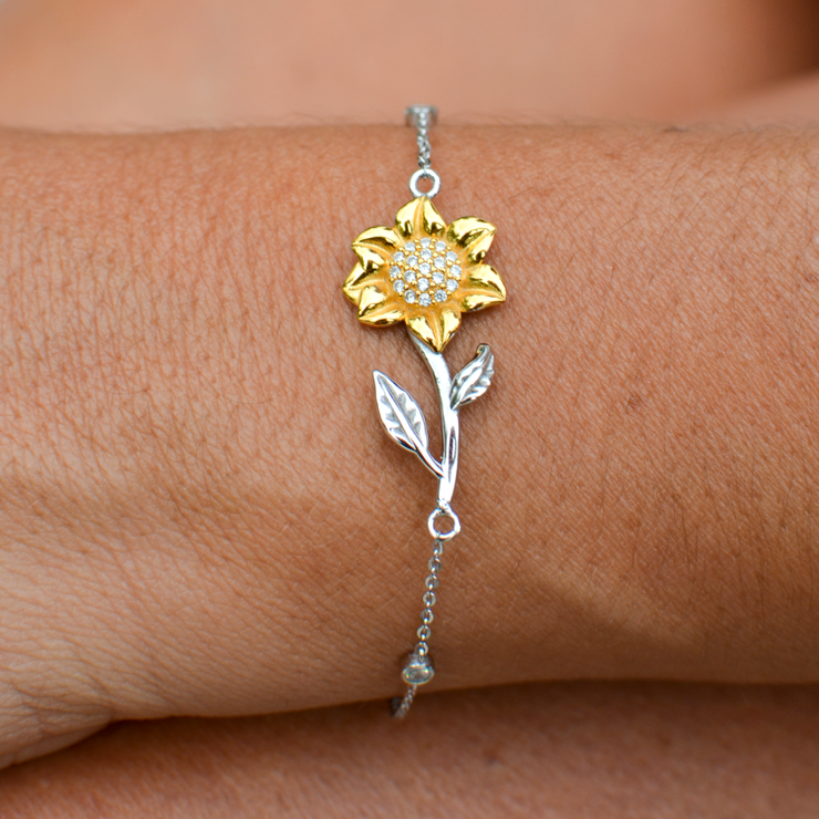 Sunflower online bracelet silver