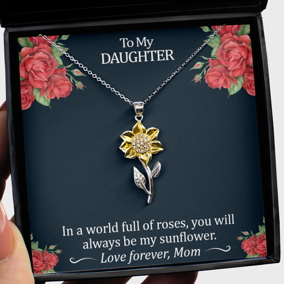 If daughters were flowers necklace deals